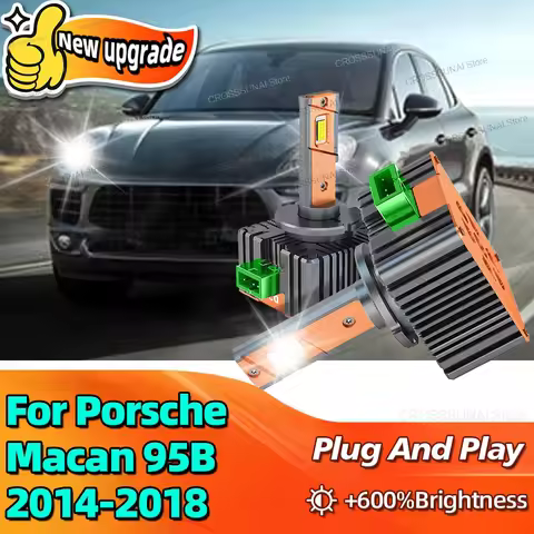 2Pcs For Porsche Macan 95B 2014 215 2016 2017 2018 LED Headlight Bulbs D3S Car Lamp 30000LM Canbus C