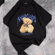 AB Oversize Anarchos Boneka Teddy Bear Tumblr Tee Baju Kaos Tshirt Pakaian Atasan Wanita Perempuan Cewek Dewasa Besar Gambar Terbaru2022 Kekinian