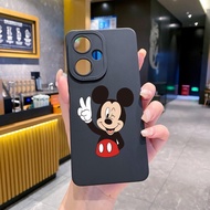 Compatiable with VIVO Y36 4G/Y27S 4G 6.64 inches Cute Mickey Minnie Case Lens Protective Cover
