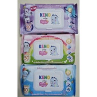 [50 Sheets Of Non-Alcoholic Wet Tissue] Suitable For Young Children Does Not Cause Irritation.