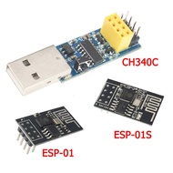 CH340C USB ESP8266 ESP-01 ESP01S Prog WIFI Downloader Module Developent Board for Arduino Programmer