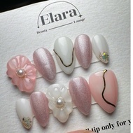 1 Size M press on nail fake nails / wedding nails / sangjit nails / wedding nails / birthday nails /