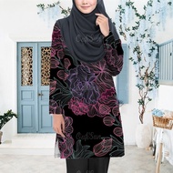 Baju Raya 2024 Viral Baju Lengan Panjang Perempuan  Baju Muslimah Long Sleeve T Shirt Women Baju  Muslimah Dress