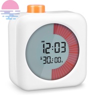 Digital Visual Timer for Kids Adults 60-Minute Visual Countdown Timer LCD Screen Timer Hour Clock Al