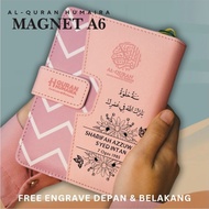 (FREE ENGRAVE) AL-QURAN HUMAIRA A6 BERMAGNET