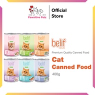 Belif Cat Canned Food 400g | Grain Free | Kitten | Adult | Makanan Kucing | Belif Cat Food | Wet Foo