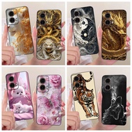 For Motorola Moto G85 Case Luxury Dragon Cartoon Cover Soft Silicone Phone Cases For Motorola Moto G