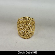 Cincin Emas Dubai 916 22K Mas Asli Import