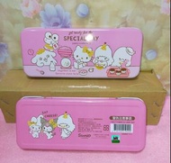 三麗鷗 正版 凱蒂貓 Hello Kitty    雙層筆盒 雙層 鐵筆盒  鉛筆盒 筆盒