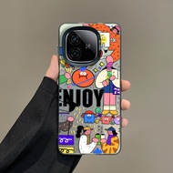 เคส IQOO Z9 5G เคส IQOO Z9X 5G เคส IQOO Z9 Z10 Turbo Pro เคส IQOO Neo 10 เทอร์โบเคสกันกระแทกกราฟฟิตี