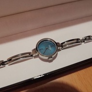 Coach Vintage small watch in sky blue silver 復古天藍銀色細手錶