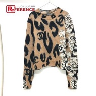 香奈兒 23A Coco Mark 豹紋毛衣