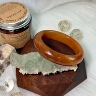 老料黃龍玉_紅棕色漸層深雞油黃_57