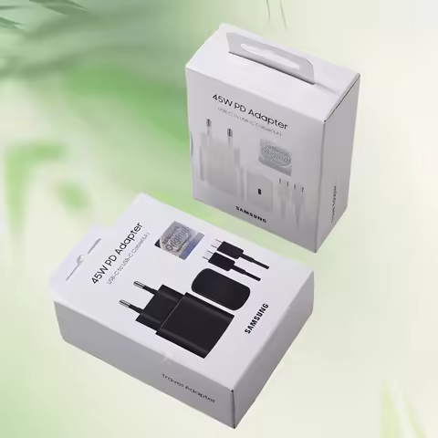 Samsung 45W PD Charger EU Super Fast Charging Adapter EP-TA845 For Galaxy S25 S24 S23 Ultra/Plus C55