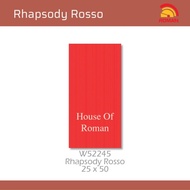 ROMAN KERAMIK RHAPSODY ROSSO 25X50 W52245 (ROMAN HOUSE OF ROMAN)