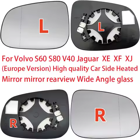 For Volvo S60 S80 V40 Jaguar XE XF XJ (Europe Version) High quality Car Side Heated Mirror mirror re