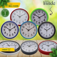 G.Cycle Round Colourful Glass Quartz Analog Modern Silent Quiet Home Office Living Wall Clock Jam Di