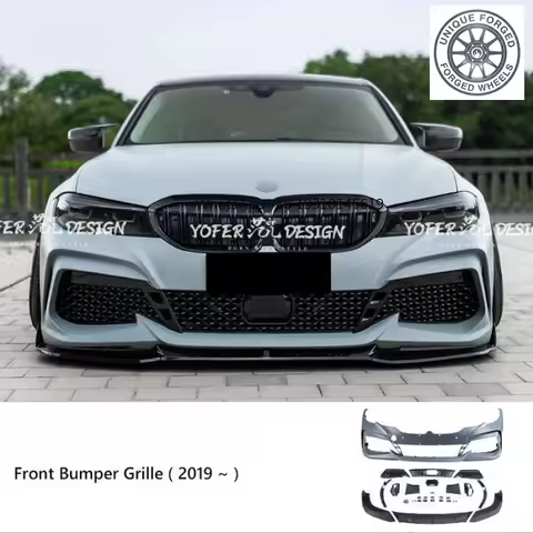 Yofer Body Kit for BMW 3 Series G20 G28 Front Rear Bumper Lip Diffuser Side Skirts