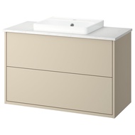 HAVBÄCK / ORRSJÖN Wash-stnd w drawers/wash-basin 102x49x71 cm