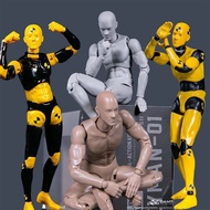 DPS01 DPS02 DPS10 DPS11 1/12 Scale Crash Test Dummy Yellow Gray Testman Model 6'' Male Soldier Actio