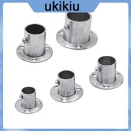 UKIi Stainless Steel Closet Rod Flange Holder for Pipe 16mm 19mm 22mm 25mm 32mm