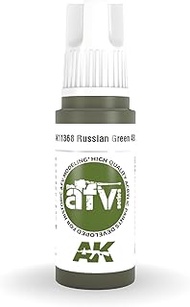 AK Acrylics 3Gen AFV AK11368 Russian Green 4BO (17ml)