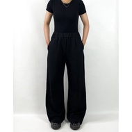 UNISEX LONG PANTS H16 66 SWEATPANTS BLACK STRAIGHT FIT