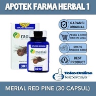 Merial Red Pine Korea Asli Original 30 Kapsul Obat Kolesterol