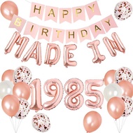 (SG Seller) 40th Birthday Decoration, 40th Birthday Balloon, Decoration Set Decor Kit Made in 1985 S