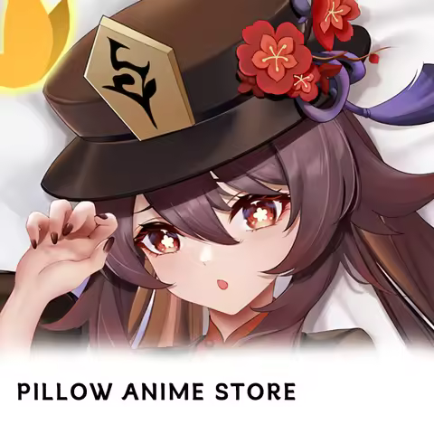 Anime Pillow case Cover Double-Sided Print Genshin Impact Hu Tao Dakimakura Life-size Body Pillow