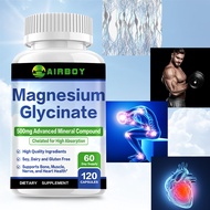 Viên nang AIRBOY Magnesium Glycine Chelate thích hợp cho người tập gym và người làm việc ban đêm bảo