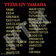 🃔🙋BATTERY GEL YOKOHAMA YB5L YB3L YTZ5S YTX7A YTZ6V YTZ7V YTZ10S LC135 Y15 W125 WAVE EX5 Y125Z RXZ RS150 EGO .