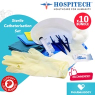 [BUNDLE OF 10] HOSPITECH Sterile Catheterization Set, Hospitech Catheter Set