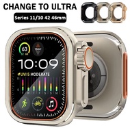 Luxury Alloy Hard Metal Case for Apple Watch Series 11 10 46mm 42mm Iwatch Series10 Change To Ultra 