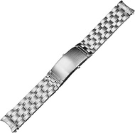 18mm Watch Band Replacement For Omega Seamaster James Bond 007 Midsize Heavy Bracelet Steel