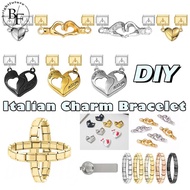 1Pair Love Pendant Italian Charm Bracelet Fit 9mm Stainless Steel Bracelet DIY Jewelry Making Access