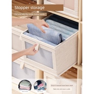 storage box storage organiser storage Take a shot of 4 clothes pants storage basket home wardrobe la