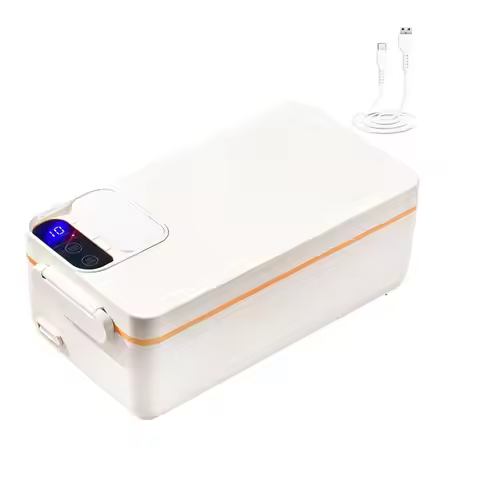 ABBK-Rechargeable Electric Heated Lunch Box Cordless Heated Lunch Box Heated Lunch Box Battery Power