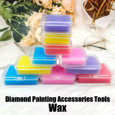 Diamond painting special color square glue diamond art painting hand tools wax dot diamond box embro