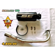 HONDA AIRBLADE 150 SC PROJECT FULL EXHAUST SYSTEM