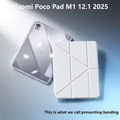 Y-Folding Acrylic Case for Xiaomi Poco Pad M1 X1 11.2 12.1,Redmi K Pad 2 Pro 12.1 SE 11,Xiaomi Pad 8
