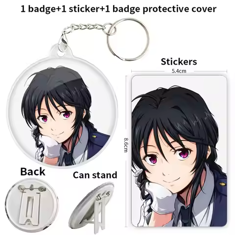 Taiho Shichauzo You're Under Arrest Game Anime Character Soft Button Badge Brooch anchor Peripherals