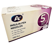 AC Jarum Insulin 4mm 5mm 100pcs Insulin Pen Needles 100s Insulin needles 4mm 5mm 100pcs Jarum Pen In
