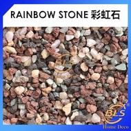 1Kg RAINBOW STONE SUCCULENT CACTUS STONE SOIL 3-6mm 彩虹砂