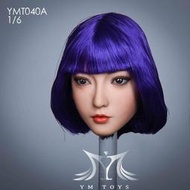 【史派克工廠】(結單)Q3預購 YMTOYS 新品 1/6 美女頭雕 霞 YMT040 ABC (適合小麥色) 0629