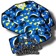 🌈Thr3e Sisters🌈Mom Dad Pajamas Set Skunk in Blue Tag L,XXL