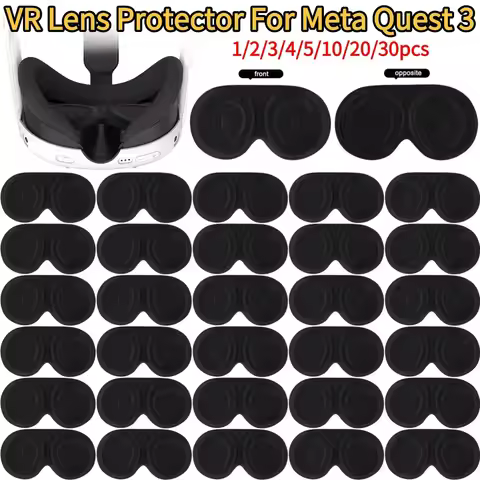 VR Lens Protector For Meta Quest 3 VR Accessories Protective Cover Dustproof Lens Case Cap Accessori