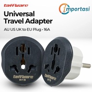 Taffware Travel Adapter Au Us Electric Plug Size To Eu Plug 16A