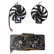 NEW 6PIN T129215BU 89MM GTX1660S GPU Fan For ASUS GeForce GTX1660 Ti DUAL EVO GTX1650 GTX 1660 SUPER