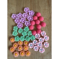 RM4.50/50 pieces : TF-P - Resin - Bunga - Flower - 1.3 cm x 1.5 cm
